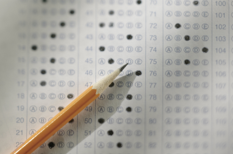 Mundo Academy SAT/ACT practice test answer sheet