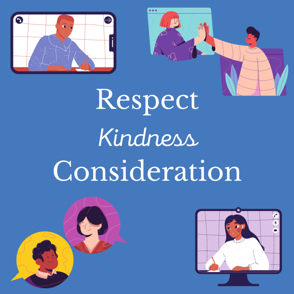 Zoom Tip- Be Respectful and Considerate