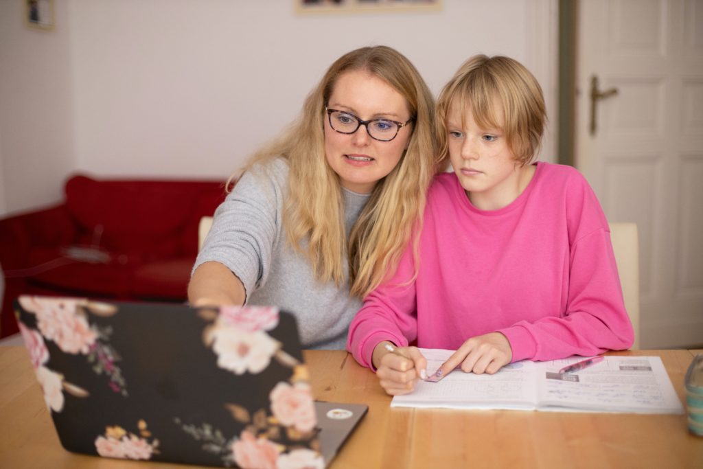 Your home routine with your student may involve providing homework help.