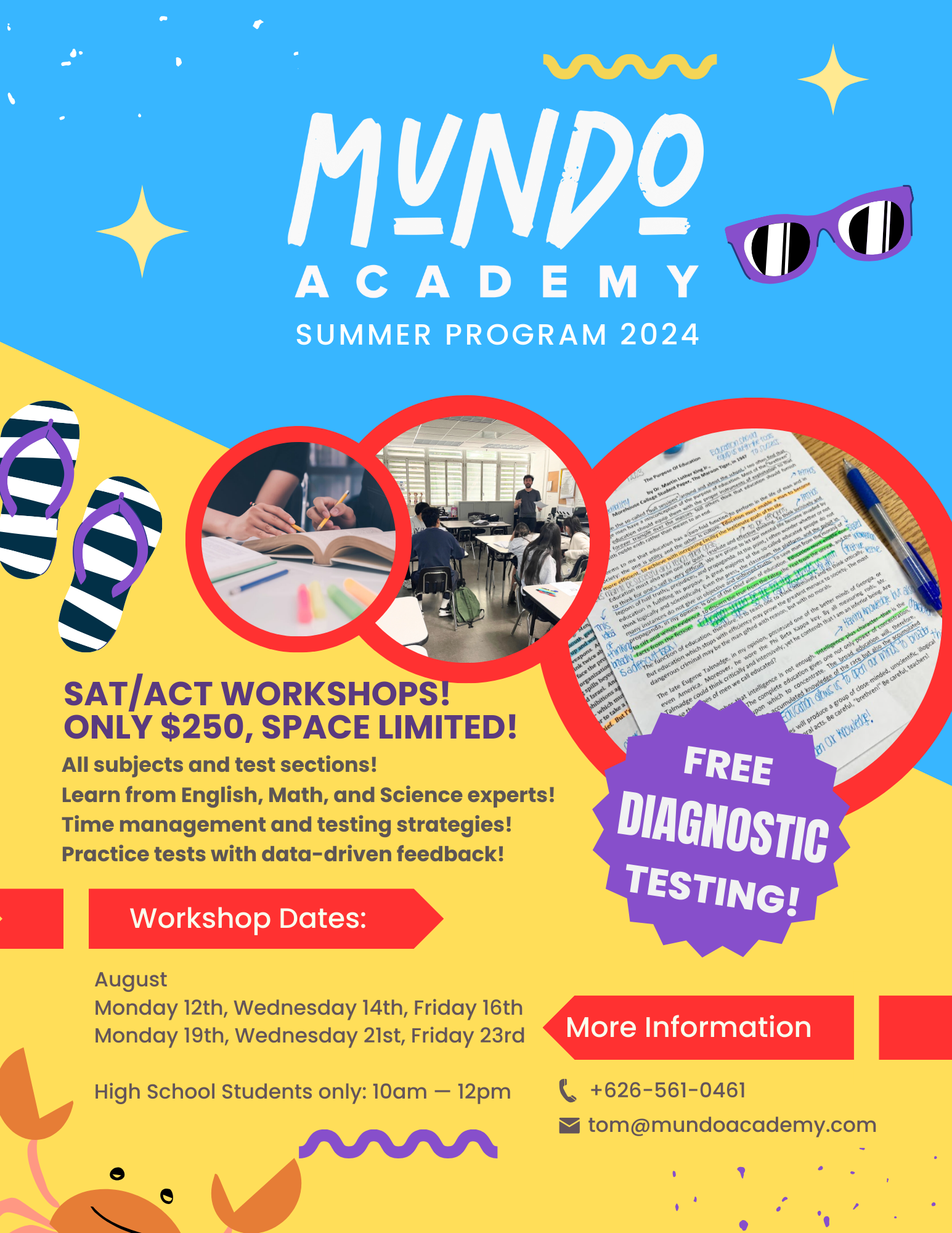 Summer Workshops - Mundo Academy